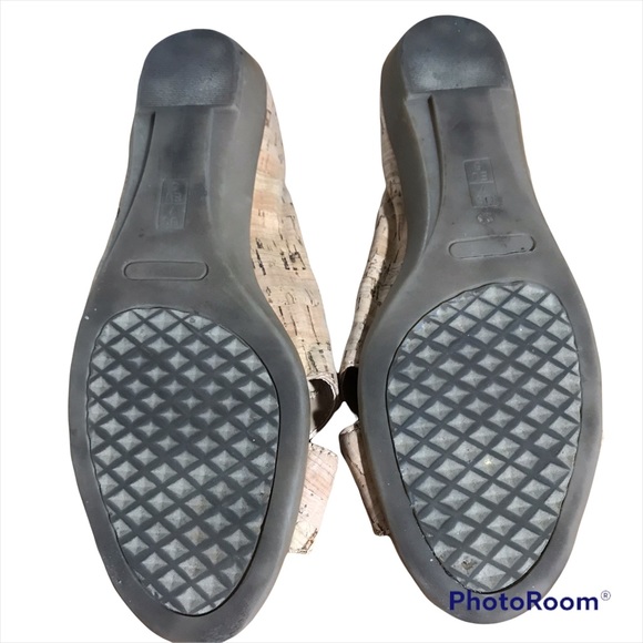 Aerosole’s Women’s Brown Cork Pattern Casual Flats Shoes Size 7 - Picture 5 of 6